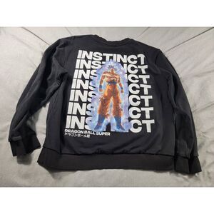 The Anime Collective Dragon Ball Super‎ Instinct Black Youth Sweatshirt sz XL